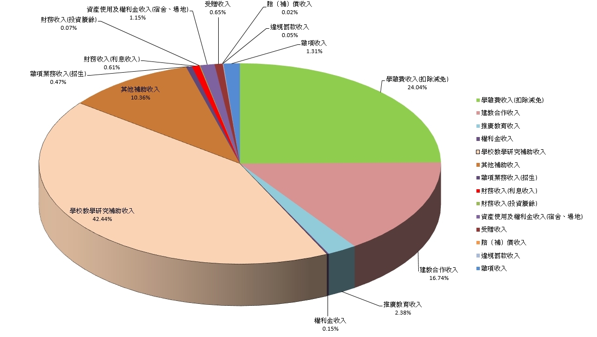 110年度收入分析